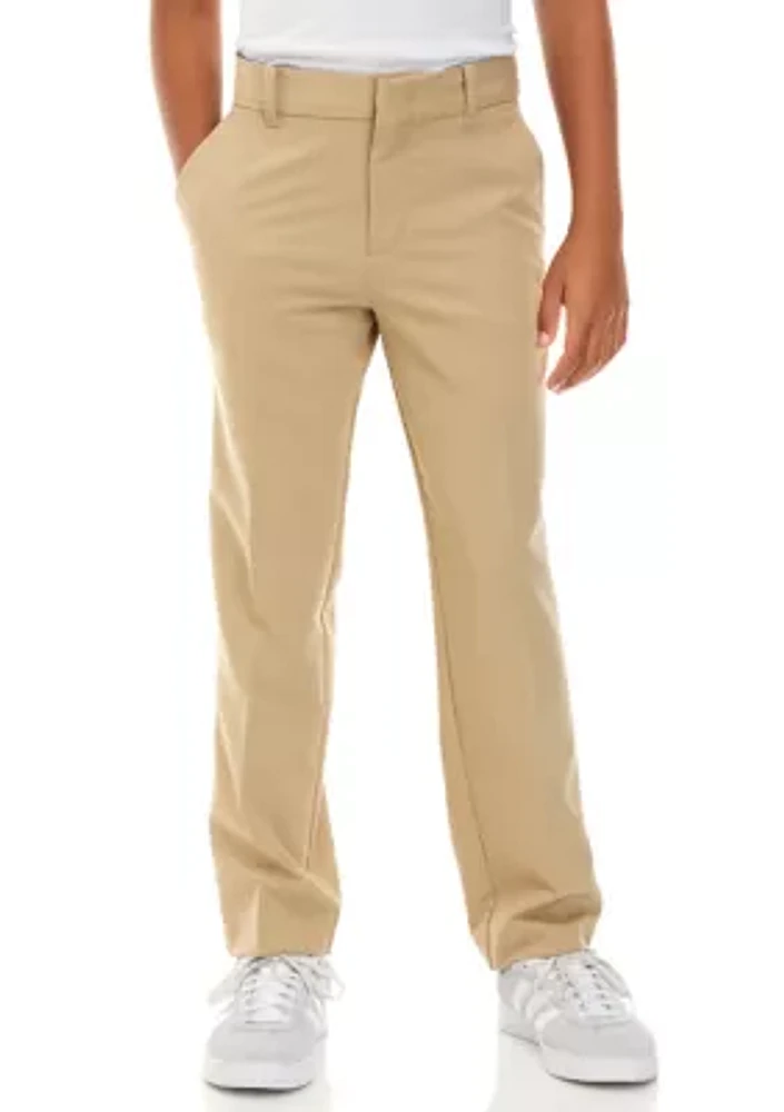 Boys 8-20 Bi Stretch Twill Husky Pants