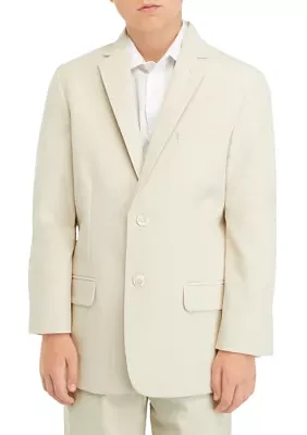 Boys 8-20 Natural Linen Look Jacket