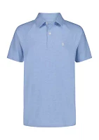 Boys 8-20 Raglan Marled Performance Polo Shirt