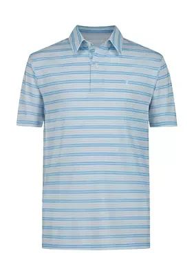 Boys 8-20 Multi Stripe Perfomance Polo Shirt