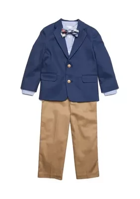 Navy Suit Jacket Set Boys 4-7