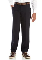 Boys 8-20 Basic Stretch Husky Dress Pants