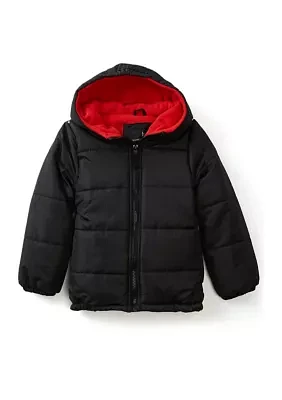 Boys 4-7 Fleece Lined Puffer Jacket