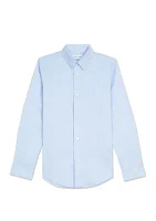 Boys 8-20 Solid Stretch Poplin Shirt