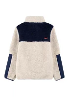 Boys 4-7 Color Blocked Sherpa Jacket