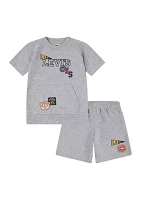 Boys 4-7 Coastal Prep Graphic T-Shirt and Shorts Set