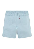 Boys 8-20 Solid Woven Shorts