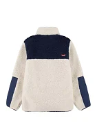 Boys 8-20 Color Blocked Sherpa Jacket