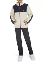 Boys 8-20 Color Blocked Sherpa Jacket