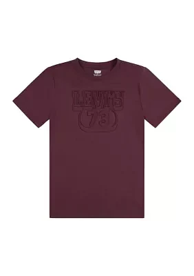 Boys 8-20 Embossed Graphic T-Shirt