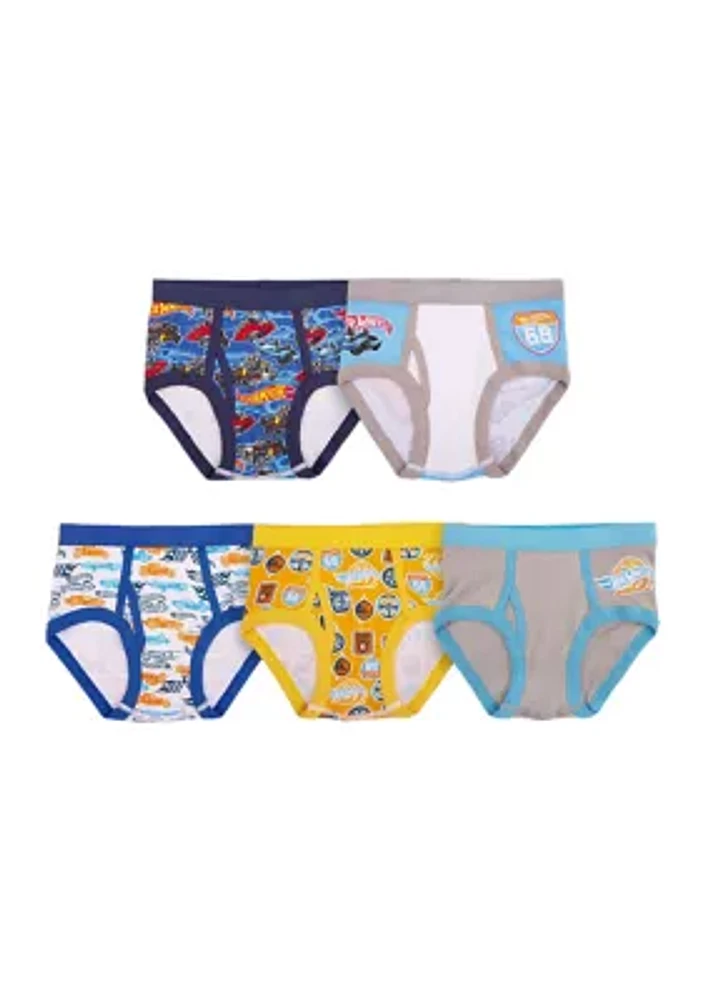 Boys 4-7 Cotton Underwear - 5 Pack