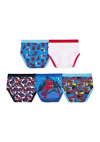 Boys 4-7 Spiderman Underwear - 5 Pack