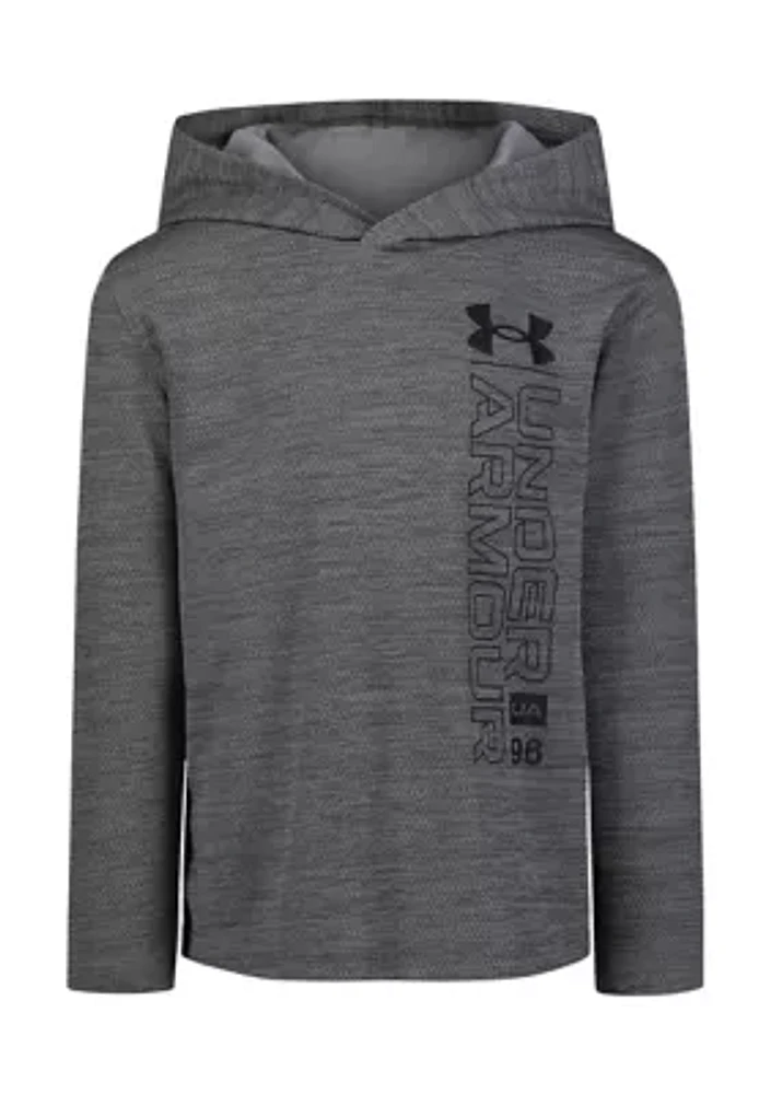 Boys 4-7 Wordmark Twist Mesh Graphic Hoodie