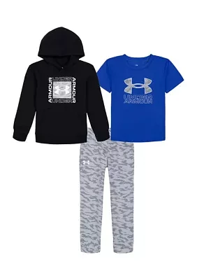 Boys 4-7 3 Piece Rival Graphic Hoodie Set