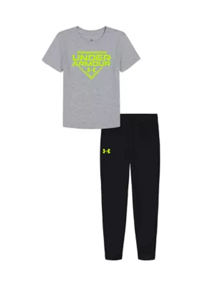 Boys 4-7 Homeplate Graphic T-Shirt and Joggers Set