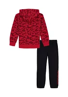 Boys 4-7 Rival Printed Graphic Hoodie and Pants Set