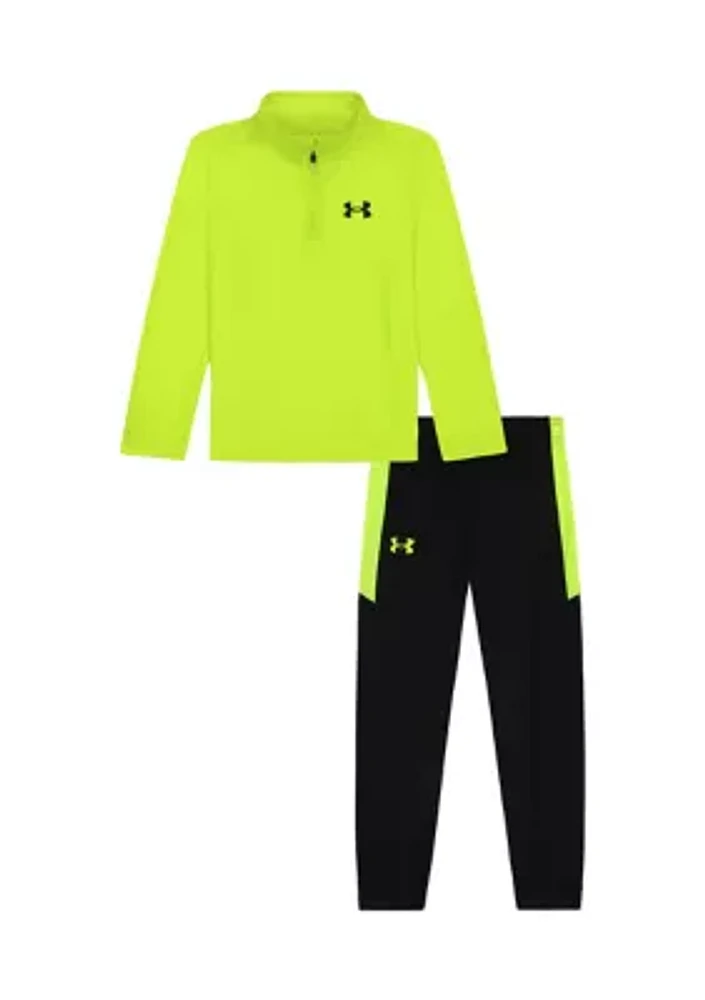 Boys 4-7 UA Tech Quarter Zip Set