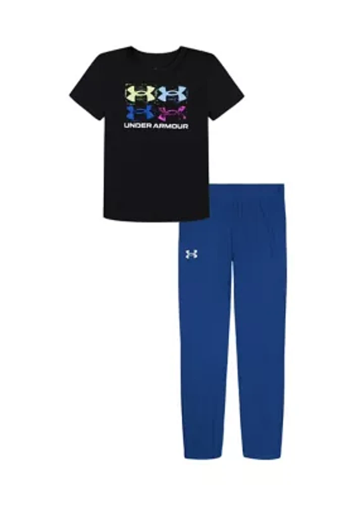 Boys 4-7 Short Sleeve T-Shirt and Joggers Set