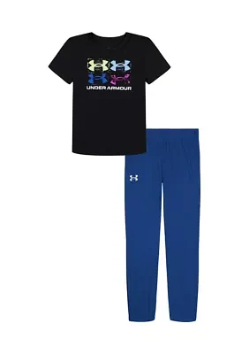 Boys 4-7 Short Sleeve T-Shirt and Joggers Set