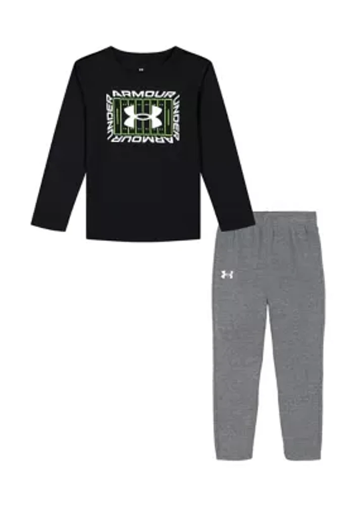 Boys 4-7 Touchdown Slam Graphic T-Shirt and Joggers Set