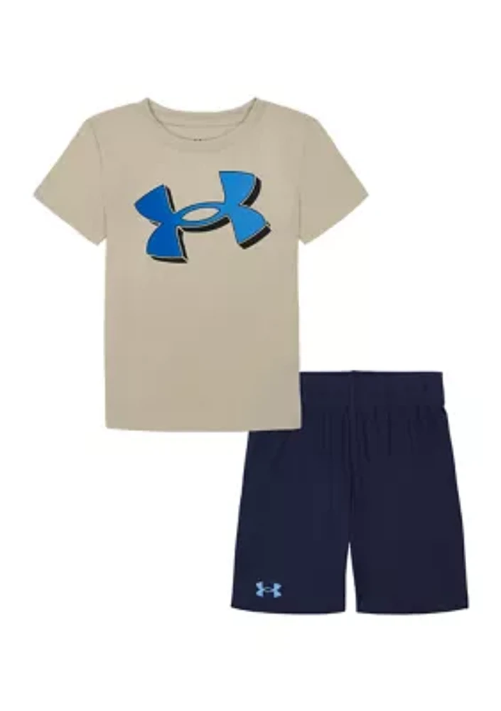 Boys 4-7 Big Logo Graphic T-Shirt and Shorts Set