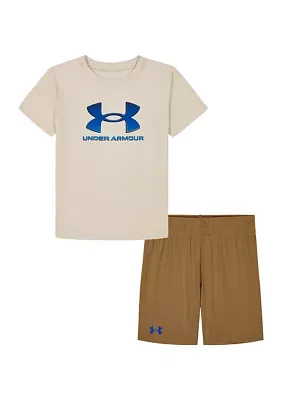 Boys 4-7 Mesh Logo Graphic T-Shirt and Shorts Set