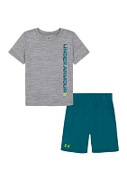 Boys 4-7 Side Wordmark Graphic T-Shirt and Shorts Set