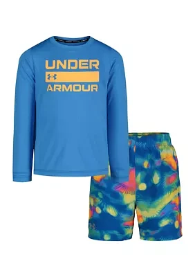 Boys 4-7 Tropical Flair Swim Set