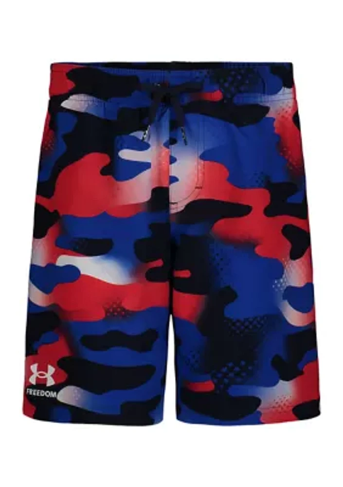 Boys 8-20 USA Street Camo Volley Swim Shorts