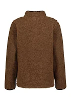 Boys 8-20 1/4 Snap Sherpa Pullover