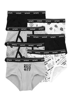 Toddler Boys Printed Briefs - 7 Pack