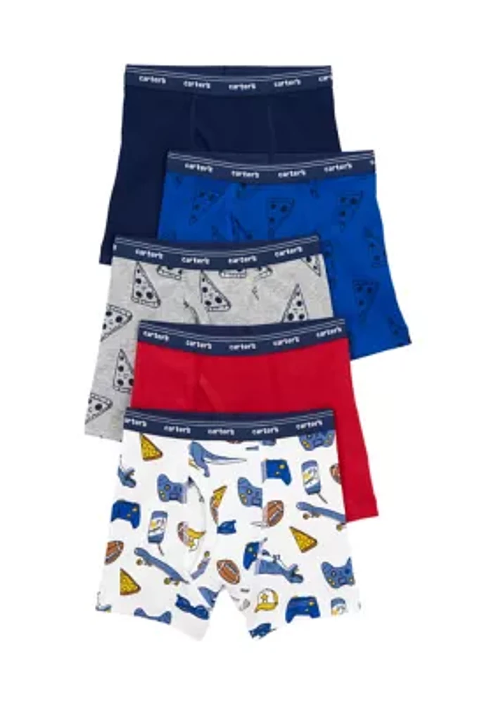 Toddler Boys Boxer Briefs - 5 Pack