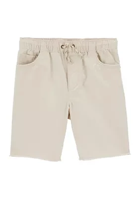 Boys 4-7 Twill Khaki Shorts