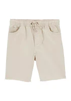 Boys 4-7 Twill Khaki Shorts