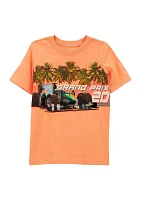 Boys 4-7 Short Sleeve Race Car Graphic T-Shirt