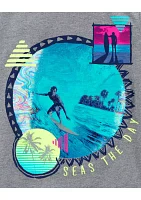 Boys 4-7 Short Sleeve Surf Graphic T-Shirt