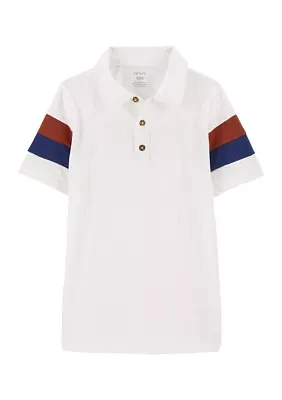 Boys 4-7 Short Sleeve Rugby Polo Shirt