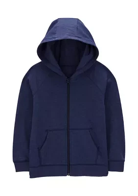 Boys 4-7 Zip Front Fleece Hoodie