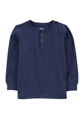 Boys 4-7 Long Sleeve Henley T-Shirt