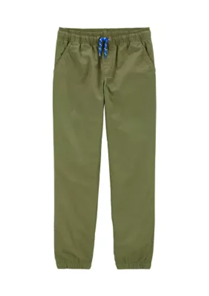 Boys 4-7 Poplin Joggers