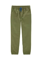 Boys 4-7 Poplin Joggers