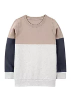 Boys 4-7 Color Blocked Sweatshirt