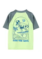 Boys 4-7 Dinosaur Graphic Rashguard