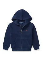 Boys 2-7 Cotton-Blend-Fleece Hoodie