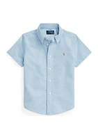 Boys - Cotton Oxford Short-Sleeve Shirt