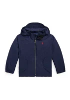 Boys 2-7/Girls 2-6x P-Layer 1 Water-Repellent Hooded Jacket