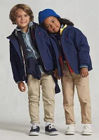 Boys 2-7/Girls 2-6x P-Layer 1 Water-Repellent Hooded Jacket