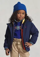 Boys 2-7/Girls 2-6x P-Layer 1 Water-Repellent Hooded Jacket