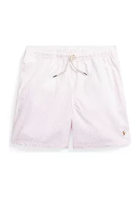 Boys 8-20 Traveler Seersucker Swim Trunks