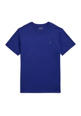 Boys - Cotton Jersey Crew Neck T-Shirt